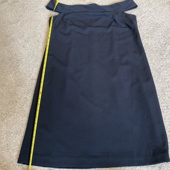 Donna Morgan Off the Shoulder Little Black Dress Dress Size 14 Evening Elegance - Picture 6 of 9